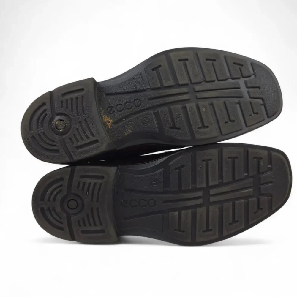 Ecco Shoes Mens 44 US 10/10.5 Helsinki Square‎ Bike Toe Oxford